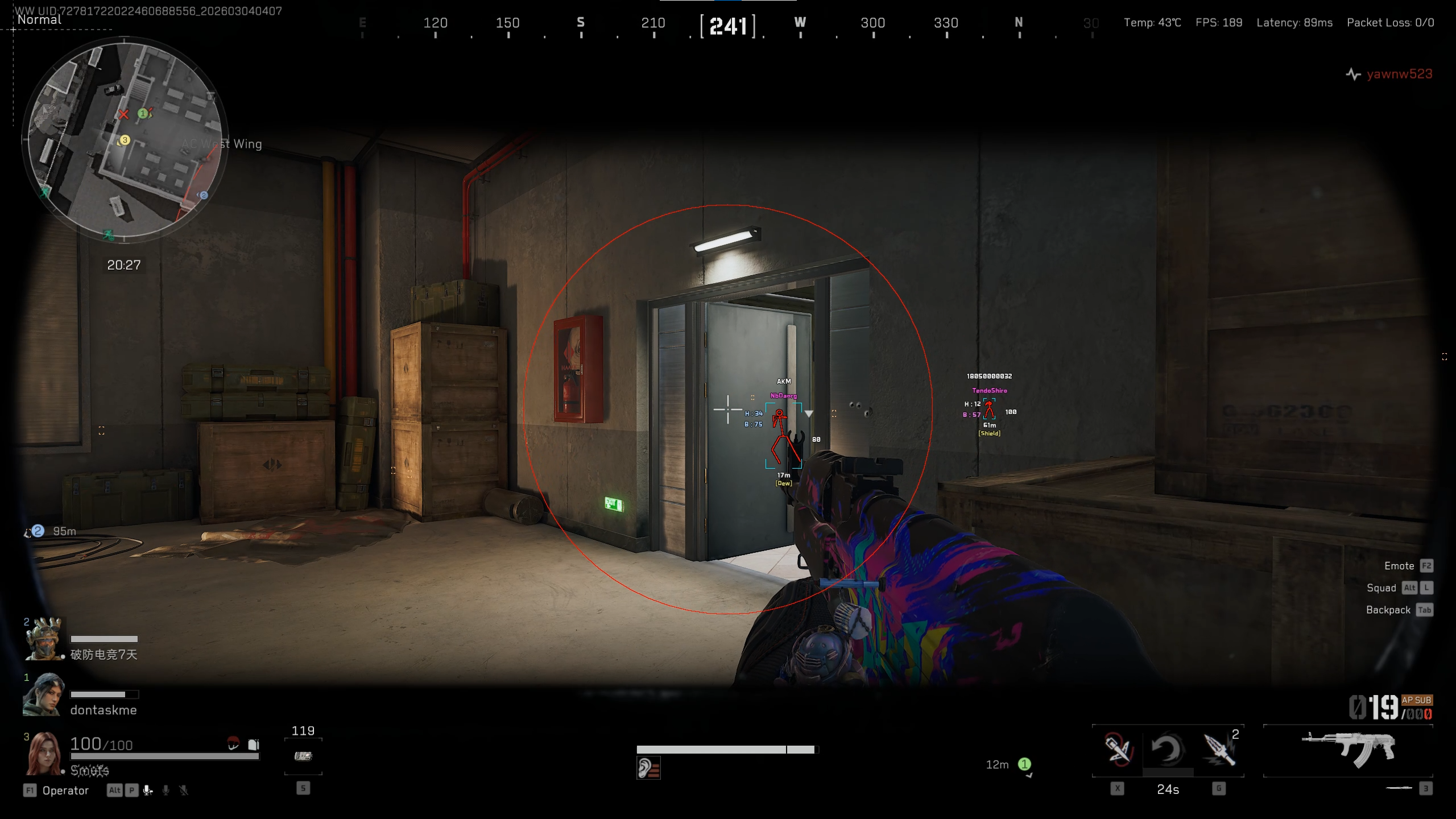 Flame Bullet Delta Force Internal- Lite